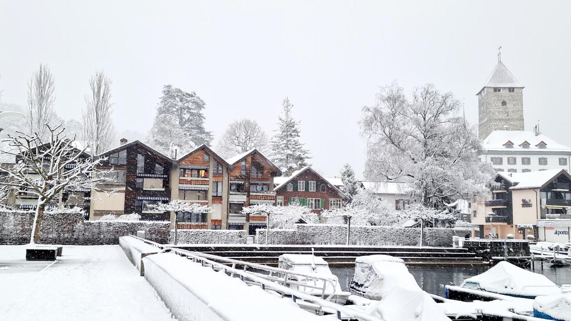 Ferienwohnung Ankerplatz Spiez Exteriér fotografie