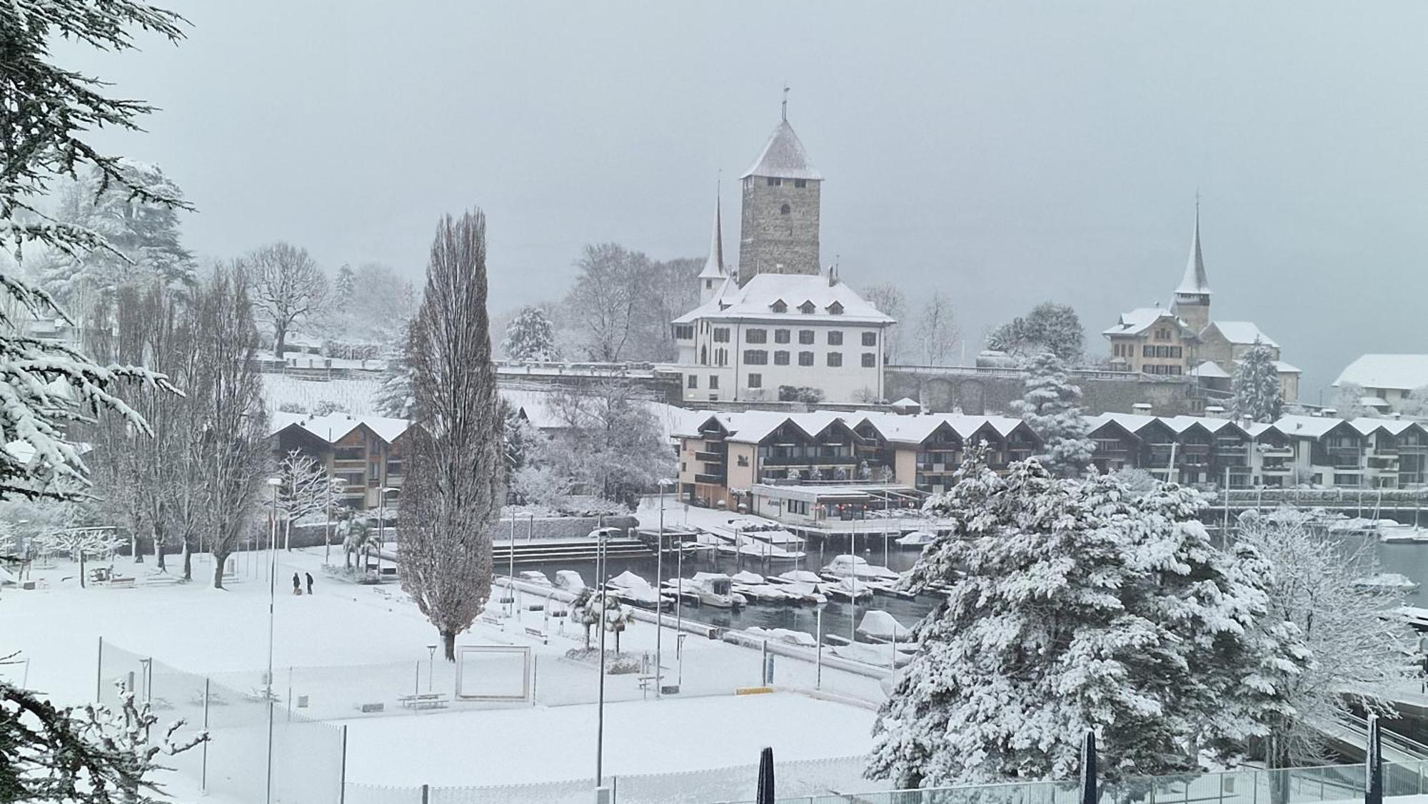 Ferienwohnung Ankerplatz Spiez Exteriér fotografie