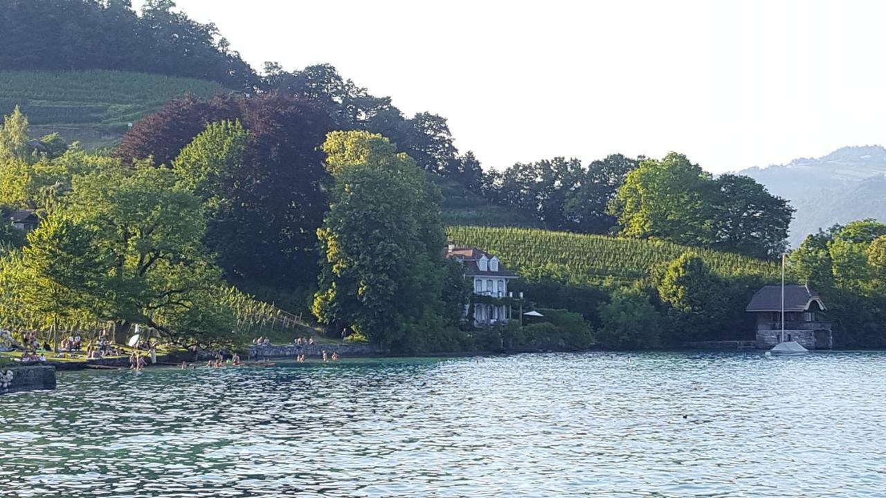 Ferienwohnung Ankerplatz Spiez Exteriér fotografie